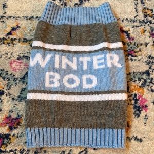 Winter bod pet sweater